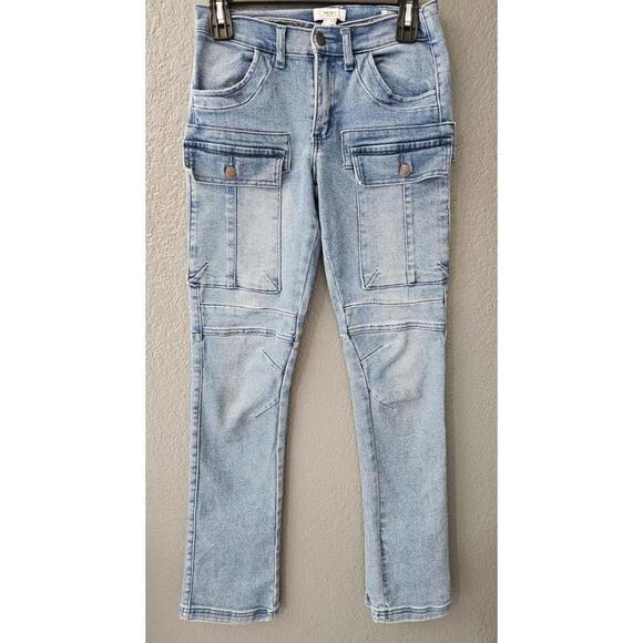 Forever 21 Denim - Women's Forever 21 Premium Straight Leg Denim Jeans Pants Size 24 Blue Pockets